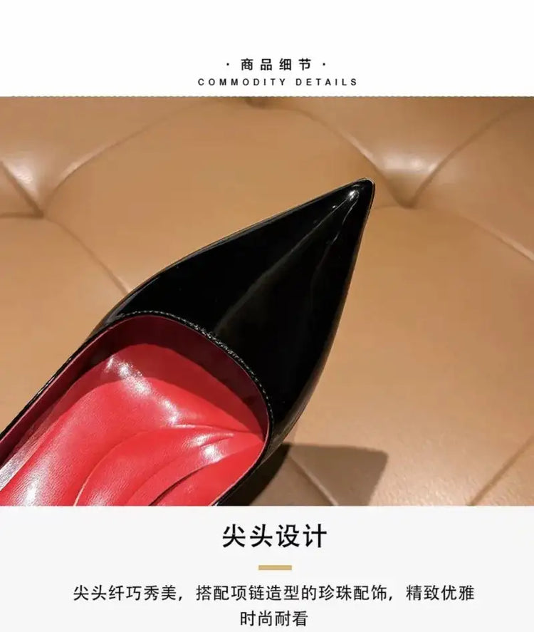 Scarpe da Donna di Design di Lusso, Tacchi Alti a Punta Stiletto con Design a Scettro e Spada Dorata, Moda Regina 2026, Zapatos De Mujer platinumshop