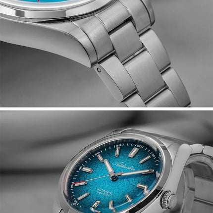 ADDIESDIVE New 2026 Luxury Men's Mechanic Quartz Analog Watch Super Luminous Steel Watch 10Bar Bubble Glass Personalized Watches