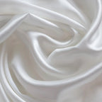 1 metro Forniture per cucire fai-da-te 100% pura seta Natura Raso bianco Shinny Sciarpa bianca Tessu