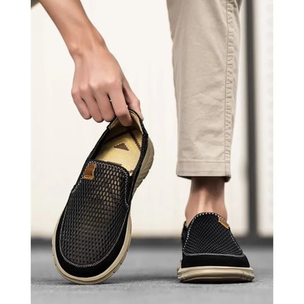 Mocassini Slip-On, Adatti per Scarpe Casual Estive Traspiranti da Uomo, Scarpe Leggere da Passeggio, Qualità Superiore