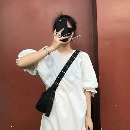 Women Armpit Bag New Nylon Bucket Fashion Solid Zipper SOFT Shoulder Bag Purses and Handbags Luxury Designer Black Tote Bag PlatiNum