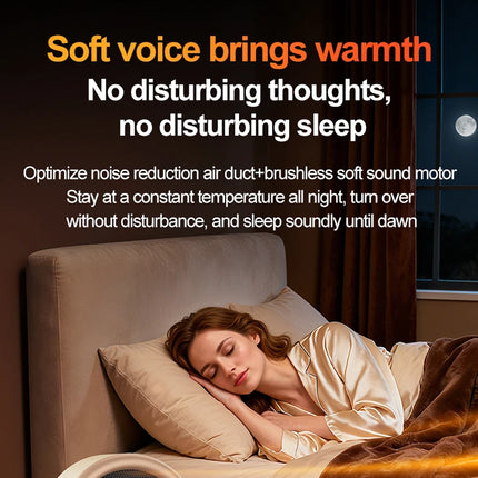 Desktop Heater Dormitory Mini Quick Heating Silent Energy Efficient Household Hot Air Blower Appliances Room Warmer For Office ﻿