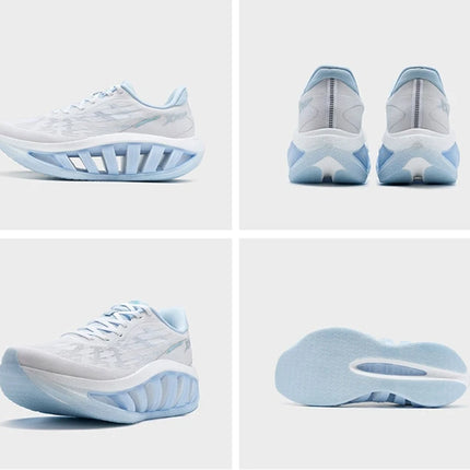 Xtep Light Boat MAX Scarpe da corsa leggere da uomo con rimbalzo e aumento dell'altezza, forza propulsiva più forte 874219110095