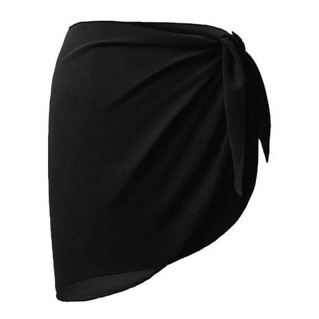 Elegante Copricostume Corto in Chiffon per Donna, Sciarpa Avvolgente da Spiaggia platinumshop