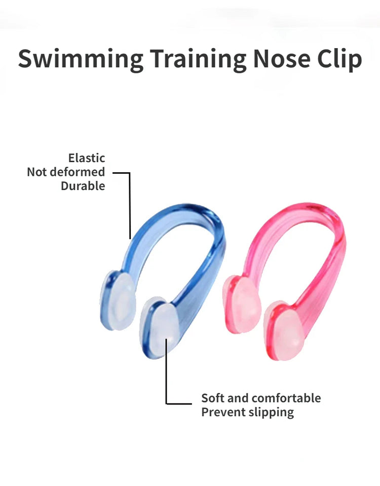 Clip Nasale per Nuoto, Accessori per Allenamento, Attrezzatura Subacquea, Previene la Congestione Nasale e il Rischio di Soffocamento Subacqueo