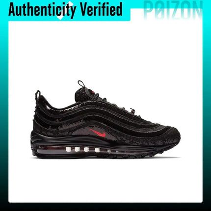 Nike Air Max 97 Running Shoes Women's Low-top Black/Red DC1709-060