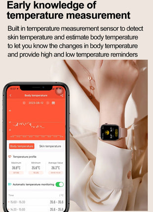 2025 Nuovo AI Diagnosi Lipidi nel sangue Acido urico Test di composizione corporea Smart Watch per uomo ECG + PPG Chiamata Bluetooth Salute Smartwatch platinumshop