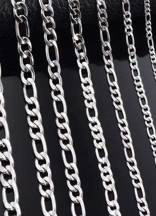 Wholesale 925 Sterling Silver Necklace 2-12mm Width 40-75cm Long Chain Lobster Clasp Men and Women Engagement Jewelry PlatiNum