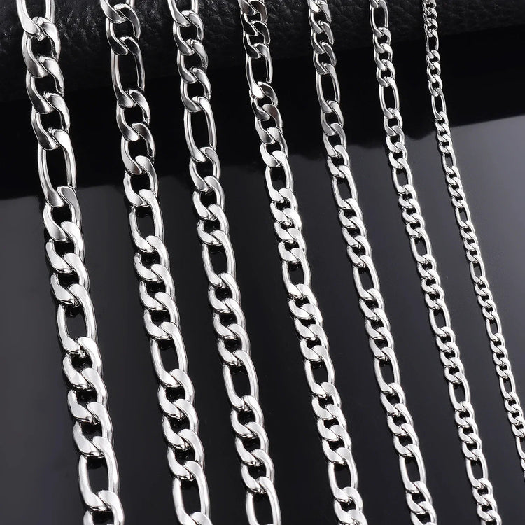 Wholesale 925 Sterling Silver Necklace 2-12mm Width 40-75cm Long Chain Lobster Clasp Men and Women Engagement Jewelry PlatiNum