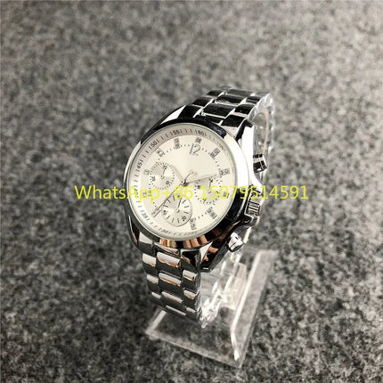 Nuovi orologi da polso da donna in acciaio inossidabile, orologi al quarzo da donna, orologi eleganti da donna di marca di lusso, orologi da donna platinumshop