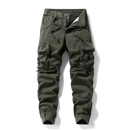 Mens Cargo Pants Autumn Winter Casual Mens Pant Baggy Regular Cotton Trousers Male Combat Military Tactical Pants Multi Pockets