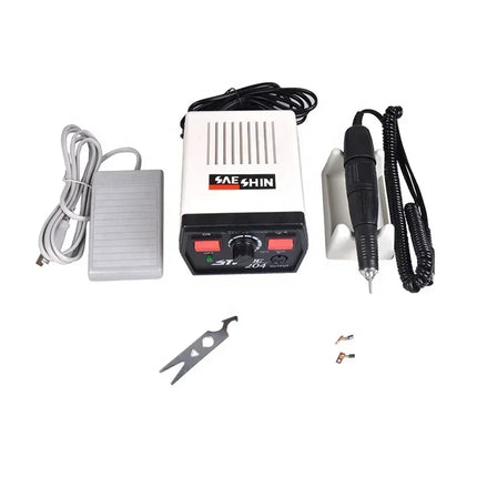 Nail Drill Pullyon UP200-G5 OEM Japan Micromotor G5 Handpiece 35000RPM Electric File Low Noise Low Vibration Acrylic Gel Polishing Machine Manicure Pedicure Sander Salon Equipment