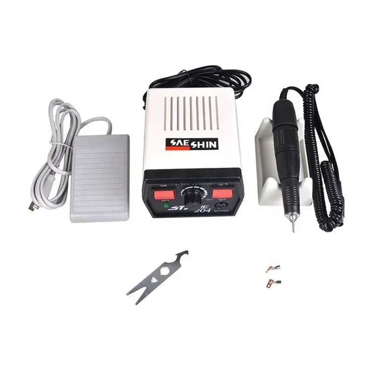 Nail Drill Pullyon UP200-G5 OEM Japan Micromotor G5 Handpiece 35000RPM Electric File Low Noise Low Vibration Acrylic Gel Polishing Machine Manicure Pedicure Sander Salon Equipment