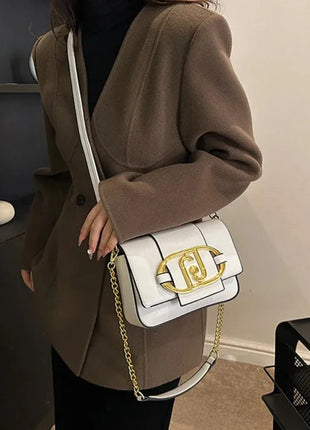 Borsa a tracolla da donna 2026 di nuova moda con catena, stile retrò, grande capacità, versatile, da portare sotto il braccio o a tracolla, piccola borsa quadrata