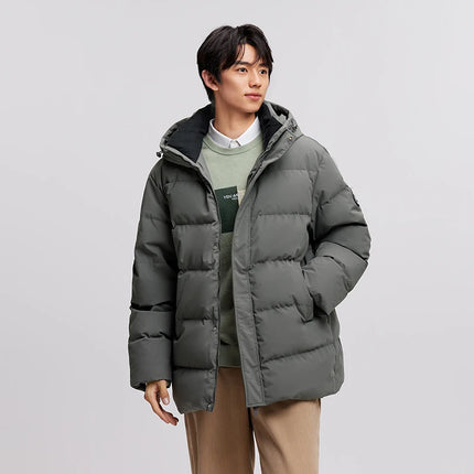 Semir Down Jacket Men 2026 Winter New Hooded Mid-Length Thick Versatile Coat