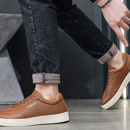 Casual Shoes Loafers British Leather Sneakers Flats Shoes Classic Men Leather Shoes Spring Summer New Trendy Designer Loafers