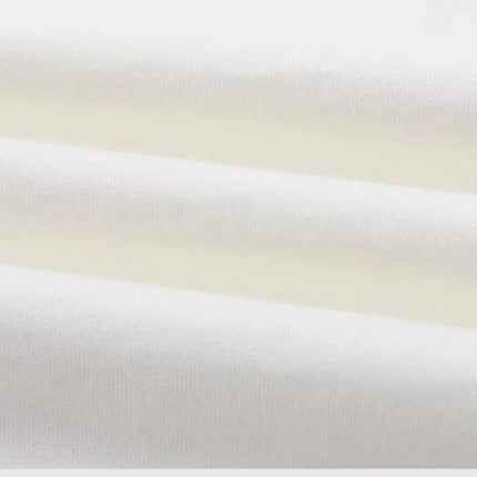 Top girocollo con stampa di cocktail e lettere dei cartoni animati Top casual estivo a maniche corte da donna in stile semplice e versatile