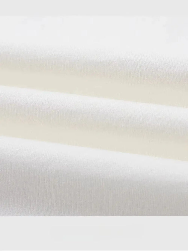 Top girocollo con stampa di cocktail e lettere dei cartoni animati Top casual estivo a maniche corte da donna in stile semplice e versatile