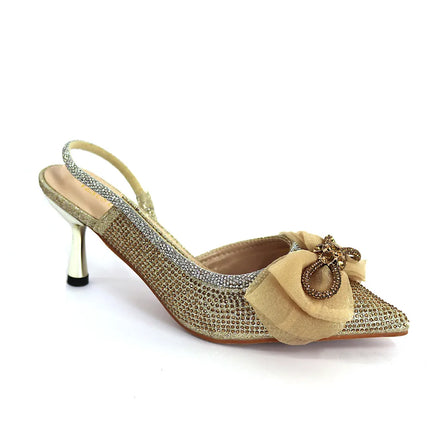 Ultimi Sandali da Donna di Lusso con Diamanti e Cristalli, Tacchi Alti alla Moda, Eleganti Scarpe Italiane da Donna per Feste
