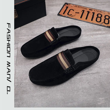 Mocassino 2026 ‌   Scarpe da uomo leggere estive, modello mocassino, slip-on traspiranti casual con mezza soletta, per uomo
