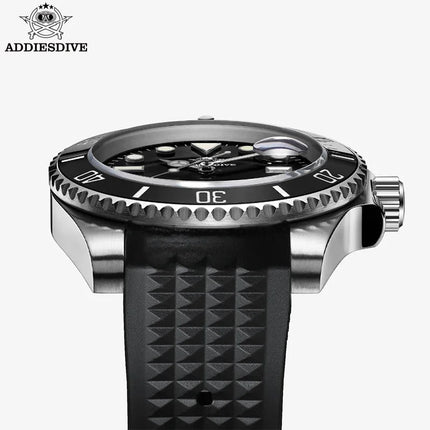 ADDIESDIVE MY-H3-2 Men's Dive Quartz Watch 41mm Fashion Stainless Steel Wristwatch 200M Calendar Display Luminous Watches ForMen