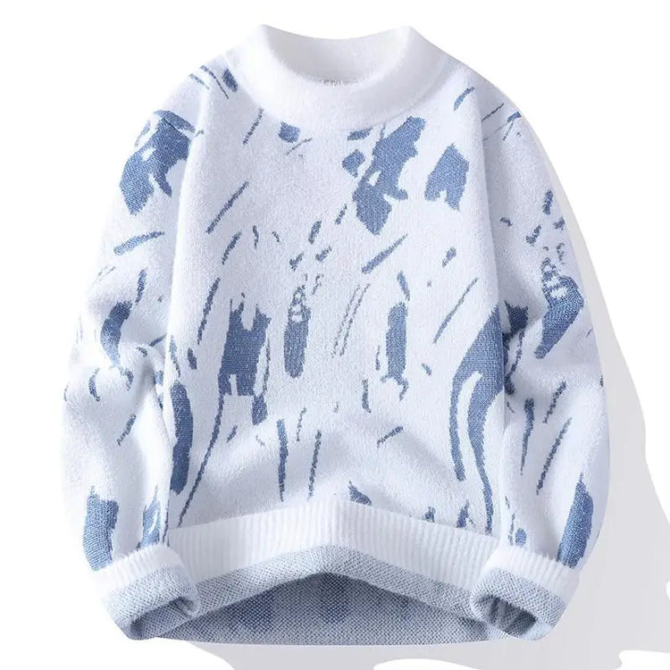 Autumn Winter Sweaters for male men O-neck sweater men Student youth sweaters  Men's Casual Knitwear Pullover Top