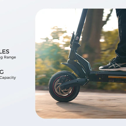 Monopattino elettrico iScooter iX7Pro a doppia trazione per fuoristrada, velocità massima 60 km/h, pneumatici da 10 pollici, 2000W, 17.5Ah, 48V, pieghevole, con app.