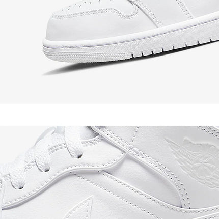 Scarpe da ginnastica casual resistenti all'usura Nike Air Jordan 1 originali da uomo 554724-136 platinumshop