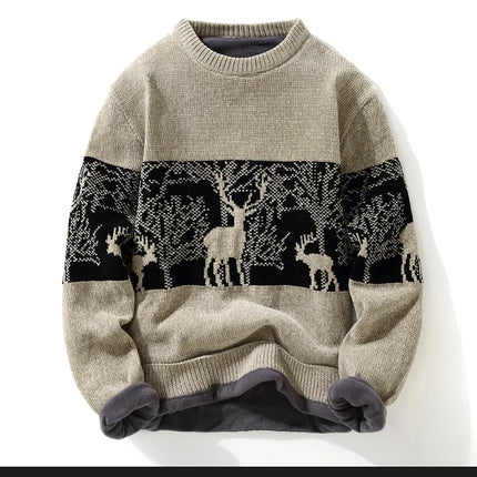 Men's Clothing Male Spring Pullovers Autumn Sweater For Men Men's Sweat-shirt Casual Streetwear Knit Fashion Hombre Warm Solid