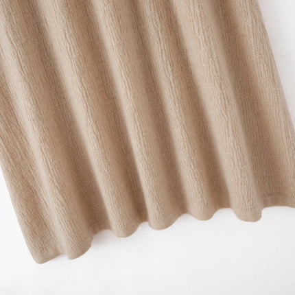 Choice Luxury Women 100% Cashmere Skirt Pleated Mid-Calf Skirt Spring Autumn Office Lady Grace Style A-Skirt Cashmere Knitwear PlatiNum