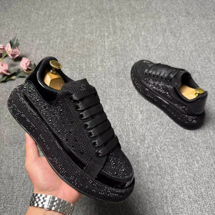 2026 spring and autumn new trendy brand low-top hot diamond board shoes men's lace-up versatile sports dad shoes