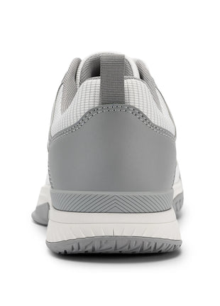 FitVille Scarpe da pickleball larghe da uomo Scarpe da tennis Scarpe da tennis da cancha intera con supporto per l'arco plantare Scarpe sportive leggere antiscivolo