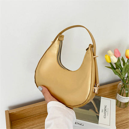 Fashion Stone Pattern Shoulder Bag Women'S Small Handle Underarm Bag Clutch Luxury Women'S Handbag Tote Bag Mini Dumpling Bag PlatiNum