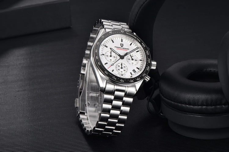 PAGANI DESIGN V5 PD1701 Orologi lunari Orologio al quarzo di lusso per uomo Cronografo sportivo con vetro zaffiro AR 100M impermeabile 2025