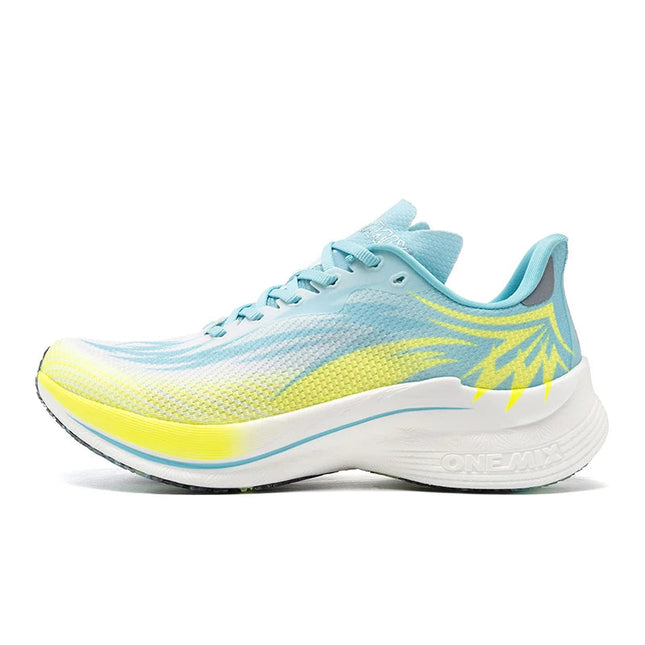 ONEMIX 2026 Nuove Scarpe da Corsa e Allenamento per Uomo, Suola Intera in Nylon, Scarpe Sportive Traspiranti Estive per Donna PlatiNum