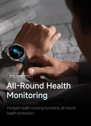 Nuovo Smartwatch 2026 con Analisi del Grasso Corporeo ECG+PPG, Acido Urico, Pressione Sanguigna, Ossigeno nel Sangue, Chiamate Bluetooth, Orologio Sportivo Intelligente per Uomini e Donne platinumshop