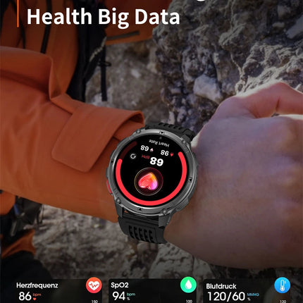 Nuovo T-Rex3 Ultra 1100mAh Batteria Smart Watch GPS Track Bussola IP69K Impermeabile Sport tracker All'aperto Militare Smartwatch platinumshop