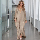 Donna caftano turco leggero lungo copricostume caftano abbigliamento da spiaggia Maxi vestito platinumshop