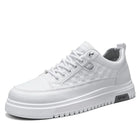 Men's Flat Casual Shoes Spring Breathable Soft-Sole Anti-Slip Outdoor Walking Shoes Youth Fashion White Shoes Sports Board Shoes