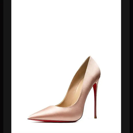 Tacchi Alti da Donna 2026 Nuova Tendenza Scarpe con Tacco a Spillo a Punta in Seta 12cm Sexy per Feste Matrimoni Scarpe di Lusso di Alta Qualità Firmate platinumshop