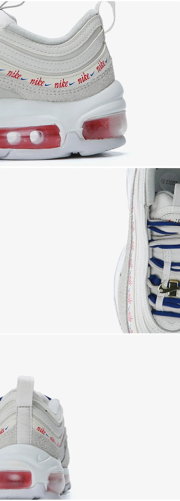 Nike genuine AIR MAX 97 women's low top air cushioned sports shoes DC4013-001