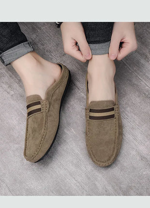 Mocassino 2026 ‌   Scarpe da uomo leggere estive, modello mocassino, slip-on traspiranti casual con mezza soletta, per uomo