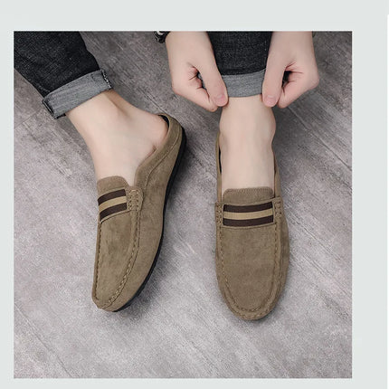 Mocassino 2026 ‌   Scarpe da uomo leggere estive, modello mocassino, slip-on traspiranti casual con mezza soletta, per uomo