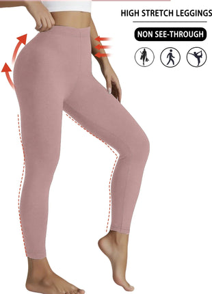 Leggings Super Morbidi da Donna ad Alta Elasticità per Allenamento Yoga Corsa Atletica Push Up Palestra Fitness