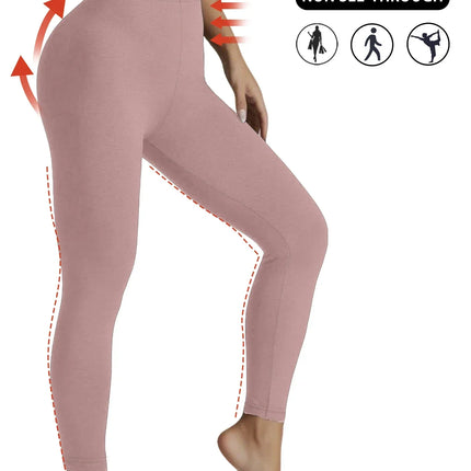 Leggings Super Morbidi da Donna ad Alta Elasticità per Allenamento Yoga Corsa Atletica Push Up Palestra Fitness