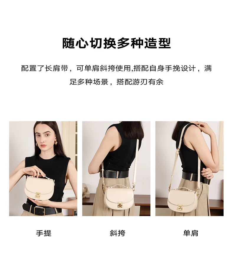 YANATARI Borsa da donna in vera pelle borsa a tracolla in pelle di vacchetta Minimalismo borse di lusso da donna borsa a tracolla da donna di alta qualità 2025