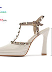 Tacco 10 cm Bianco Sporco