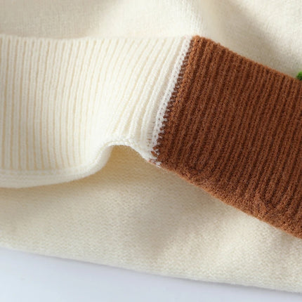 Autumn Winter Knit Turtleneck Sweater Men Fashion Patchwork Knitted Pullovers Mens High Quality Casual Sweaters Warm Streetwear