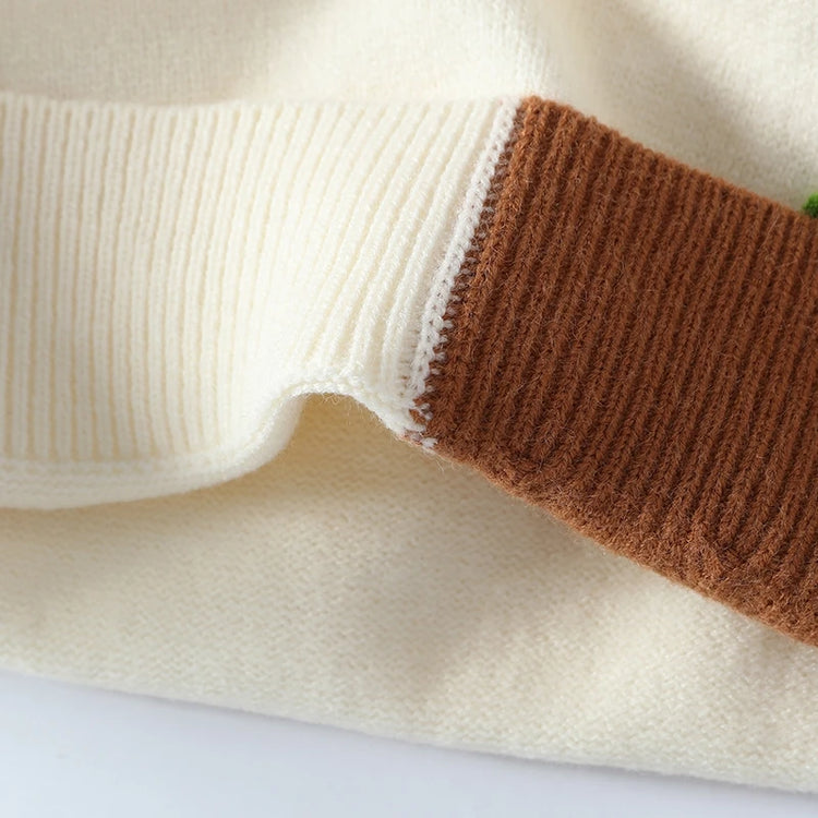 Autumn Winter Knit Turtleneck Sweater Men Fashion Patchwork Knitted Pullovers Mens High Quality Casual Sweaters Warm Streetwear