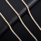 3mm Wide Gold / 71cm 28inch
